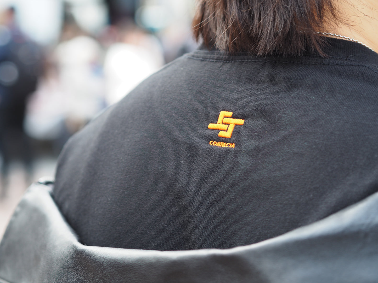 1st T-shirt / Black & Orange