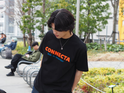 1st T-shirt / Black & Orange