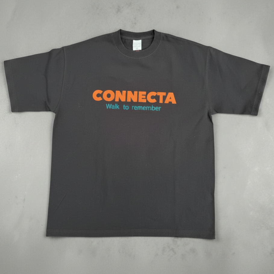 1st T-shirt / Black & Orange