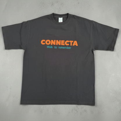 1st T-shirt / Black & Orange